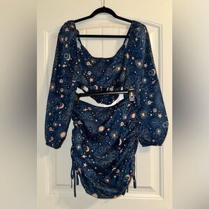 Boohoo Blue Celestial Set